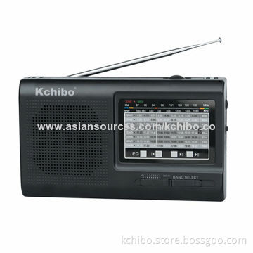 FM Radio with Big Speaker Sound, MP3 Player, 208 x 124 x 52mm Unit Size